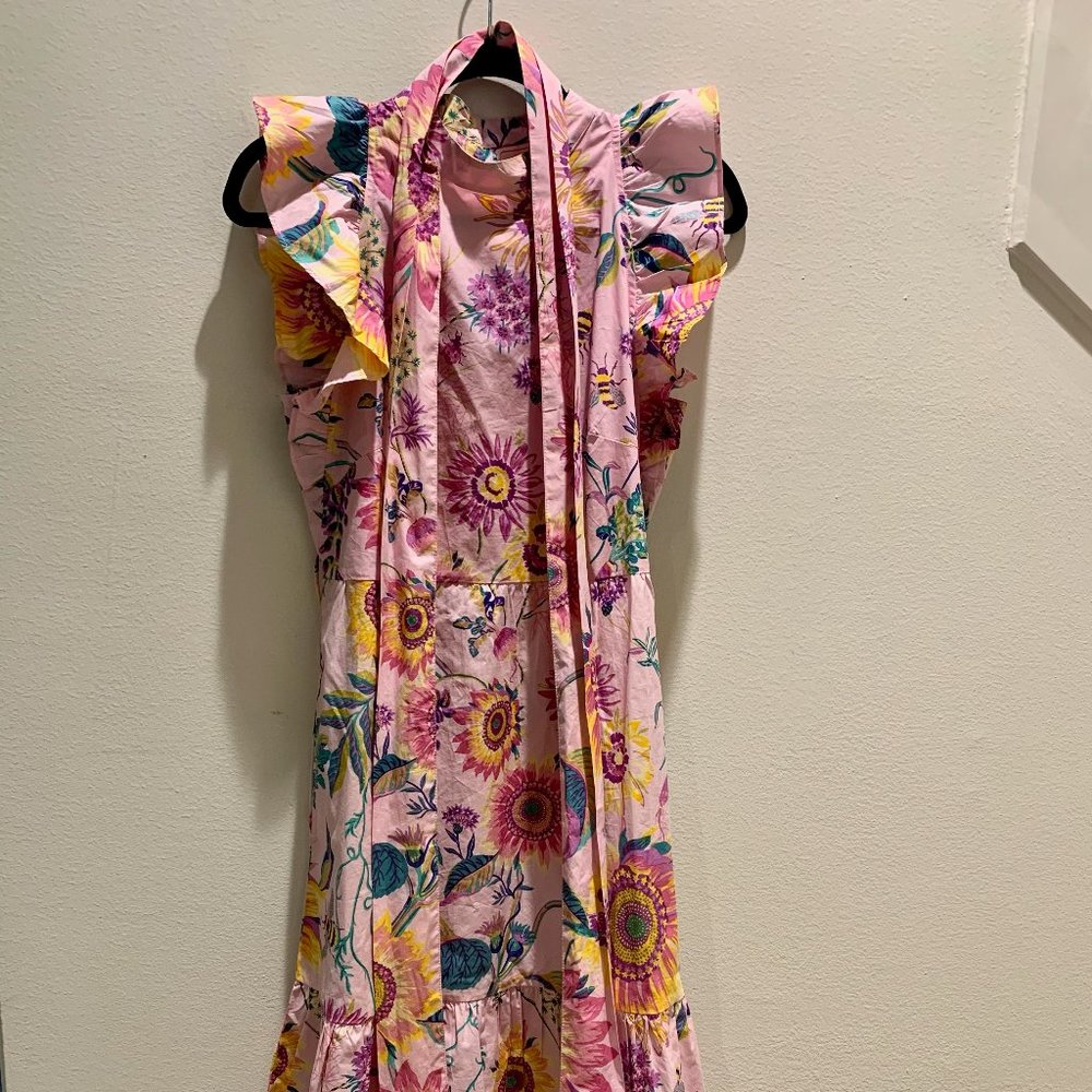 Banjanan Bulbul Dress, Mid-Summer Bumble Orchid